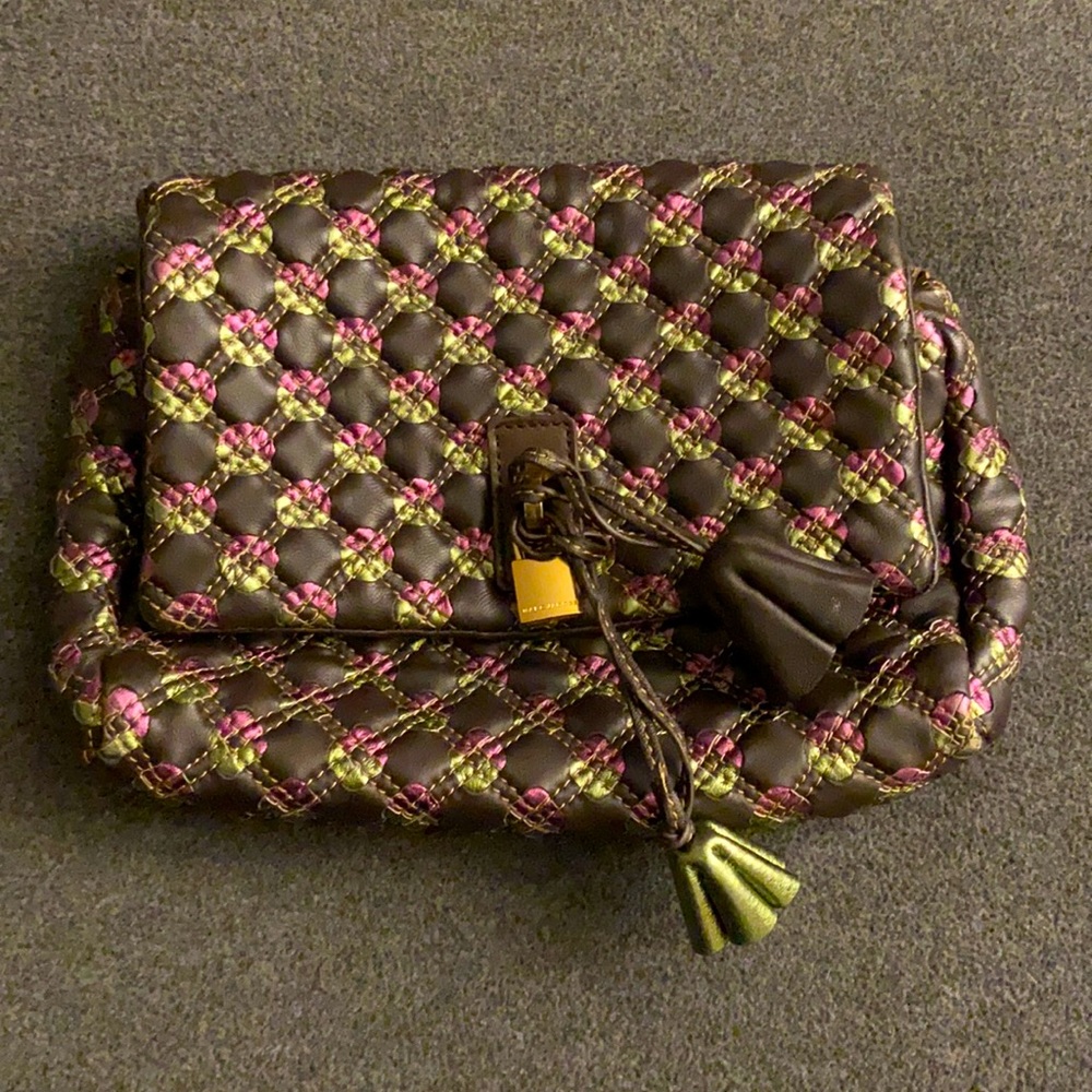 Marc Jacobs quilted clutch handbag